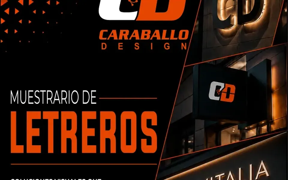 Muestra de letreros y señaléticas